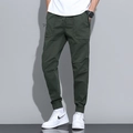 Armeegrüne Cargo-Jogginghose mit elastischem Kordelzug und Reißverschlusstaschen - EU 29 / Armeegrün (663)