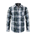 Men's casual long sleeve striped polo shirt with classic collar and regular fit design - S / Mixed Colors