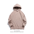 Sweat à capuche épais rose poudré avec poche kangourou et cordon de serrage - Khaki / S