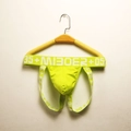 Jockstrap jaune fluo en coton avec ceinture élastique et coupe athlétique moderne - M / Vert