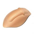 Beige 3D ergonomic bulge pad for men's swimwear and underwear with contoured foam - One Size / Nude