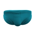 Slip de bain homme bleu cyan, coupe ajustée avec ceinture élastique, séchage rapide - Vert malachite