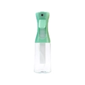 300ml continuous fine mist spray bottle with light green head and clear body - 30ml / Small Spray Bottle / Translucent Green