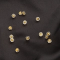 925 Silber-Kern goldene Ohrmuttern mit Silikon-Sicherheitsverschluss für Ohrringe - Gold