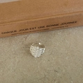 Adjustable silver ring with intricate hollow mesh and scale texture pattern for women - Silver Multi-Disc Mesh Ring