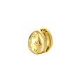 Elegante 18K vergoldete Edelstahl-Huggie-Ohrringe mit verzierten Relief-Sternen-Details - Gold