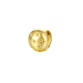 Polierte 18K Gold Edelstahl-Creolen mit gravierten Sternenmustern für Damen Schmuck - Runder Stern Gewölbter Stil (9) / Gold