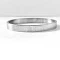 Buddhist spinning ring in silver finish with engraved Sutra heart and Buddha design - Silver-Manjusri (Rabbit)