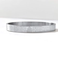 Rotating stainless steel Buddhist heart sutra ring in silver finish with deities - Silver-Acalanatha (Rooster)