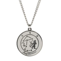 Collier Sagittaire en acier inoxydable argenté avec pendentif pièce gravée au laser - Sagittaire / Acier