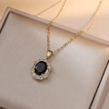 Black Pendant Only (Without Chain) (X1313)