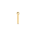 Minimalistischer goldener Edelstahl-Rechteckanhänger für DIY-Schmuckdesign und Halsketten - Gold-I