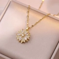 Collana in Zirconia Rotante (X2448)