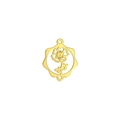 Pendentif fleur de marguerite dorée en acier inoxydable pour bracelet de mois de naissance - Couleur Or Cosmos