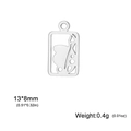 Pendentif palette et pinceau en acier inoxydable 304 pour la fabrication de bijoux DIY - Palette et Pinceau Acier