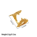 Detail view of the crown-shaped cutout pattern on a gold-plated adjustable ring - Crown-shaped Hollow Texture Design (JZ171)