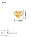 Golden heart pendant in stainless steel with sunburst eye design for DIY jewelry - Eye Radial Style(A0673) / Gold