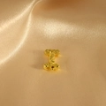 Goldener Buchstaben-I-Anhänger mit Paillettenstruktur und Punktmetalloberfläche - Anhänger I