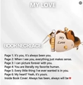 Collana con ciondolo a cuore in oro a forma di libro con incisione My Love e pagine pieghevoli - Collana Stile My Love Bicolore Oro