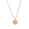 Elegante collana con ciondolo a zucca dorata e catena sottile per la moda Halloween - Zucca Dorata