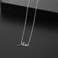 Collier signe astrologique Bélier en acier inoxydable argenté avec chaîne fine - Bélier Acier