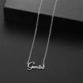Collier signe Gémeaux en acier inoxydable avec pendentif argenté minimaliste et élégant - Gémeaux Acier