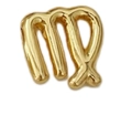 Golden Virgo zodiac sign pendant for DIY necklaces and bracelets accessories - Virgo-Gold