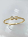 Eleganter vergoldeter Armreif mit funkelnder Diamantschleife und Tropfenkristallen - Schleifen-Design (Stil 1 Goldener Armreif) / Gold