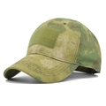 Casquette de baseball tactique camouflage jungle avec patch velcro pour sport extérieur - Réglable / Camouflage Forêt Grand Motif