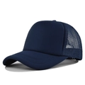Cappellino trucker blu navy in schiuma con rete traspirante e visiera rinforzata - Regolabile / Blu navy