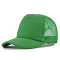 Cappello trucker classico verde smeraldo con rete traspirante e visiera curva - Regolabile / Verde