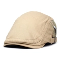 Berretto classico in cotone kaki con rete traspirante e fibbia in metallo regolabile - M(56-58cm) / Cachi