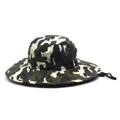 Outdoor camouflage vissershoed met verstelbare kinriem voor kamperen en wandelen - Verstelbaar / Beige