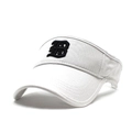 Weiße Sonnenblende mit gotischer B-Logo-Stickerei und verstellbarem Band für Damen - Einheitsgröße / Weiß