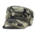 Gorra militar de camuflaje para hombre con bordado U.S. NAVAL y detalle de insignia - M(56-58cm) / Camouflage