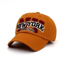 Vintage yellow baseball cap featuring New York Since 1946 3D embroidery and NY patch - Adjustable / Earthy Yellow