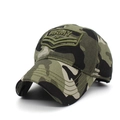Berretto da baseball mimetico esercito unisex con toppa a stella per attività all'aperto - Stile Tutto Mimetico / Camouflage