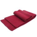 Sciarpa classica in maglia bordeaux per bambini con calda trama a nido d'ape - Borgogna