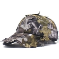 Casquette de baseball camouflage jungle 3D avec texture de feuilles de forêt - Réglable / Gris