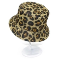Classic leopard print bucket hat with wide brim for sun protection and outdoor fashion - One Size / Leopard Print Style (BS709)