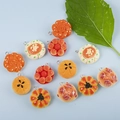 Miniature resin food charms featuring hyper-realistic cakes and cookies for jewelry making - Croissant Pendant