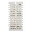 Set de 12 coloridas pulseras tejidas de conchas en tonos macaron con detalles dorados - Juego de Pulseras de Concha y Cuentas