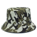 Camouflage Anglerhut mit Sternenmuster und verstärkter Krempe für Wandern und Sonnenschutz - Stern Tarnung Druck (BS450)