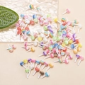 Breloques sucettes colorées en résine à motifs spirales pour bijoux DIY et nail art - Sucre d'orge coloré