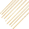 Multiple rows of thin gold plated copper cross chains for DIY necklace and bracelet jewelry - Links (PZ190404527) / Gold