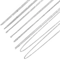 Polished silver DIY link chain accessories for handmade necklaces and jewelry making - Links (PZ190404527) / Silver
