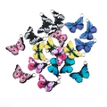 Bunte Schmetterling Anhänger für DIY Schmuckherstellung in verschiedenen Farben - Emaille Schmetterling (BC0405) / Mehrfarbig
