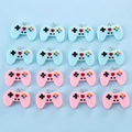 DIY resin game controller charms in pink and blue for earrings and necklaces - Mixed Color Game Controller