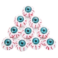 Set of 10 realistic bloody eyeball resin accessories for Halloween DIY jewelry making - Blue Iris Bloodshot Style