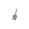 Antique silver wine bottle and glasses alloy charms for handmade jewelry making - Wine Bottle And Goblet Charm